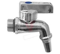 RUBINETTO 1/2" PER BIDONI OLIO UTILIA in ottone cromato