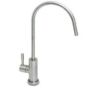 Rubinetto 1 Via in Acciaio Inox con Leva per Depuratore Acqua, Osmosi Inversa