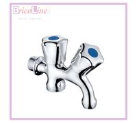 RUBINETTO 2 VIE DOPPIO USO CON ATTACCO PER LAVATRICE