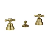 Rubinetto 3 fori per bidet in colore bronzo erogazione dalla ceramica Gattoni Ca