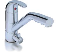 Rubinetto 3 Vie con Terza Via Separata Canna Bassa per Osmosi Inversa