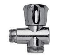 IDRO BRIC Rubinetto a 3 Vie Carico Lavatrice 1/2" x 1/2" x 3/4" FMM Bronzo Valvola a Tre Vie