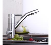 Rubinetto a 3 Vie per Cucina Miscelatore Cucina Tre Vie Rubinetto Lavello Cucina