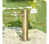 Rubinetto a colonna da giardino in acciaio inox, resistente, supporto per tubo da esterno con rubinetto antigelo Distributore d'acqua per tubo flessibile ideale per prato e giardino