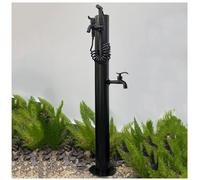 Rubinetto a colonna d'acqua da giardino all'aperto Stazione di distribuzione dell'acqua Fontana di irrigazione con 2 rubinetti Rubinetto da giardino esterno durevole.