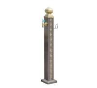 Rubinetto a colonna d'acqua da giardino per esterni, fontana quadrata, antigelo, in lega di alluminio, con serratura per irrigazione e irrigazione (110 cm), resistente ed elegante