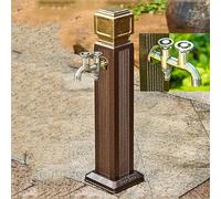 Rubinetto a colonna d'acqua per esterni, rubinetto verticale resistente al gelo, rubinetto da giardino autoportante, collegamento durevole per il freddo, ideale per giardini e patii