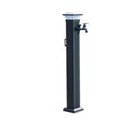 Rubinetto a colonna d'acqua verticale, Solar LED Outdoor Garden Faucet With Double Outlet And Multiple Sizes(104x16cm/41x6in)