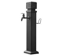 Rubinetto a colonna d'acqua verticale, Vertical Outdoor Faucet With Hose Stand For Car Washing And Gardening 29.1-44.8in(29.1in/74cm)