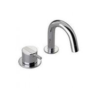 Rubinetto a due fori Vola 590A con miscelatore, cromato, 590A-16