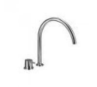 Rubinetto a due fori Vola 590H con miscelatore monocomando, cromato, 590H-16