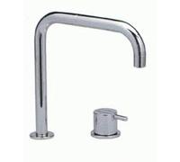 Rubinetto a due fori Vola 590L con miscelatore monocomando, cromato, 590L-16