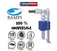 RUBINETTO A GALLEGGIANTE SILENZIOSO UNIVERSALE ATTACCO LATERALE 3/8" BAMPI