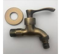 Rubinetto a muro vintage Rubinetto da giardino in ottone antico Rubinetto for lavabo Nostalgia Rubinetto Decorativo a parete Rubinetto da giardino for casa, cucina, bagno, esterno, giardino ( Size : C