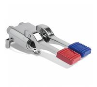 Rubinetto a pedale a pavimento 2 vie con corpo in ottone cromato