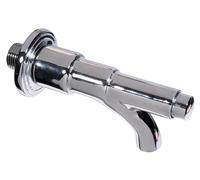 Rubinetto a Pulsante per Fontana da Giardino in Ottone Cromato Belfer RUB/021C