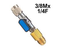 Rubinetto a sfera 3/8'' M x 1/4'' F sae per gas refrigerante
