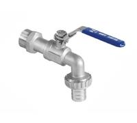 Rubinetto a sfera aisi 316 con portagomma a girello per enologia alimentari