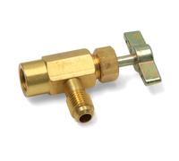 Rubinetto a sfera angolare in ottone con manopola per bombola gas