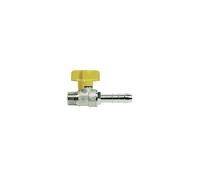 RUBINETTO A SFERA GAS CON PORTAGOMMA M 1/2 x 14 Metano DN 10