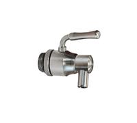 RUBINETTO A SFERA IN ACCIAIO INOX PER FUSTO OLIO ANTIGOCCIA ATTACCO ½