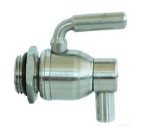 RUBINETTO A SFERA INOX SALVAGOCCIA + GHIERA TORNITO 3/8M
