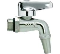 Rubinetto a sfera ottone + beccuccio bugatti - Nichelato 1/2m 3231011