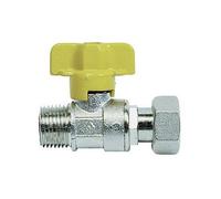 Rubinetto A Sfera Per Gas Mf Con Bocchettone - 3/4 X 1/2