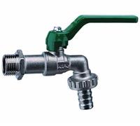 RUBINETTO A SFERA PORTAGOMMA DA ESTERNO PER GIARDINO OTTONE 1/2" - 3/4"