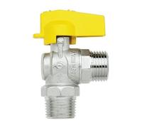 Rubinetto a sfera squadra per gas M ISO 7 - M ISO 228 1/2"x1/2"