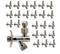 Rubinetto a snodo Filtro Smontabile Sottolavabo Ottone Cromato 1/2 con Vitone