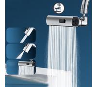 Rubinetto a spruzzo estensibile con lama a pressione a bolla e flusso a cascata