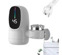 Rubinetto Acqua Calda Istantaneo - Scaldabagno Elettrico 3000W LED Digitale | Rubinetto Bagno Cucina Casa Campeggio Auto | Riscaldamento Rapido Senza Serbatoio | Accessorio Rubinetteria Sicuro