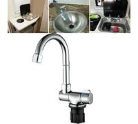 Rubinetto acqua caravan estetico e pratico con funzione di rotazione flessibile