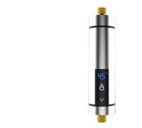 Rubinetto Acqua Elettrico 3500/5500W Riscaldatore elettrico del rubinetto dell'acqua Istantaneo Irrigazione senza serbatoio Doccia Mini Cucina Bagno Macchina for il riscaldamento calda(Silver 3500W)