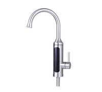 Rubinetto Acqua Elettrico Riscaldatore di acqua elettrico istantaneo 220V 3000W Riscaldatori Acqua calda Rubinetto del bagno riscaldamento Guscio in acciaio inossidabile for la cucina(Style 1)