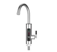 Rubinetto Acqua Elettrico Rubinetto for scaldabagno elettrico da cucina 3000W 220V for riscaldamento a freddo in acciaio inossidabile caldo istantaneo(Stainless Steel)