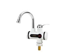 Rubinetto Acqua Elettrico Rubinetto for scaldabagno senza serbatoio DocciaScaldabagno istantaneo elettrico Riscaldamento Acqua calda istantanea for cucina e bagno(No shower small)
