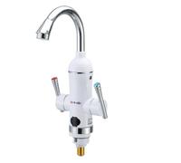 Rubinetto Acqua Elettrico Rubinetto scaldabagno senza serbatoio da cucina istantaneo 220V Elemento riscaldatore di flusso 110V riscaldato acqua calda Doppia maniglia(220V Under water)