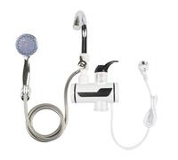Rubinetto Acqua Elettrico Scaldabagno elettrico istantaneo con rubinetto dell'acqua calda Riscaldamento rapido display della temperatura Rubinetto senza serbatoio 110 V 220(Under type EU)