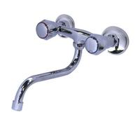 Rubinetto ad incasso in ottone per lavello con manopola tonda