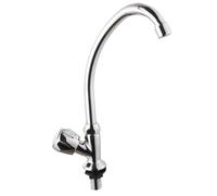 Rubinetto Ad Incasso ONE Canna Alta in Ottone Cucina con Erogazione Orientabile