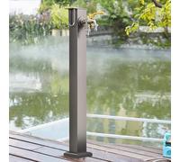 Rubinetto antigelo autoportante per esterni, in acciaio inox 304, rubinetto decorativo da 80 cm, colonna verticale, fontana antigelo, idrante per giardino, patio, cortile