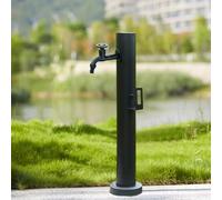 Rubinetto antigelo for esterni, colonna d'acqua cilindrica verticale da giardino, supporto for tubo flessibile indipendente, palo for rubinetto esterno(Height: 95cm/37.4in)