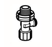 RUBINETTO ARRESTO 1/2" UNICA GEBERIT 242.414.00.1