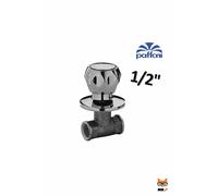 RUBINETTO ARRESTO DA INCASSO DANUBIO PAFFONI BAGNO CUCINA DA 1/2"