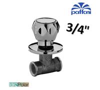 RUBINETTO ARRESTO DA INCASSO DANUBIO PAFFONI BAGNO CUCINA DA 3/4"