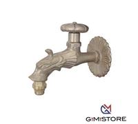 RUBINETTO ARTISTICO A VITE LEONE STARS OTTONE 1/2M