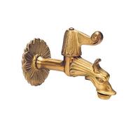 RUBINETTO ARTISTICO DA GIARDINO A SFERA Giallo 1/2"