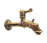 Rubinetto artistico da giardino bocca di leone